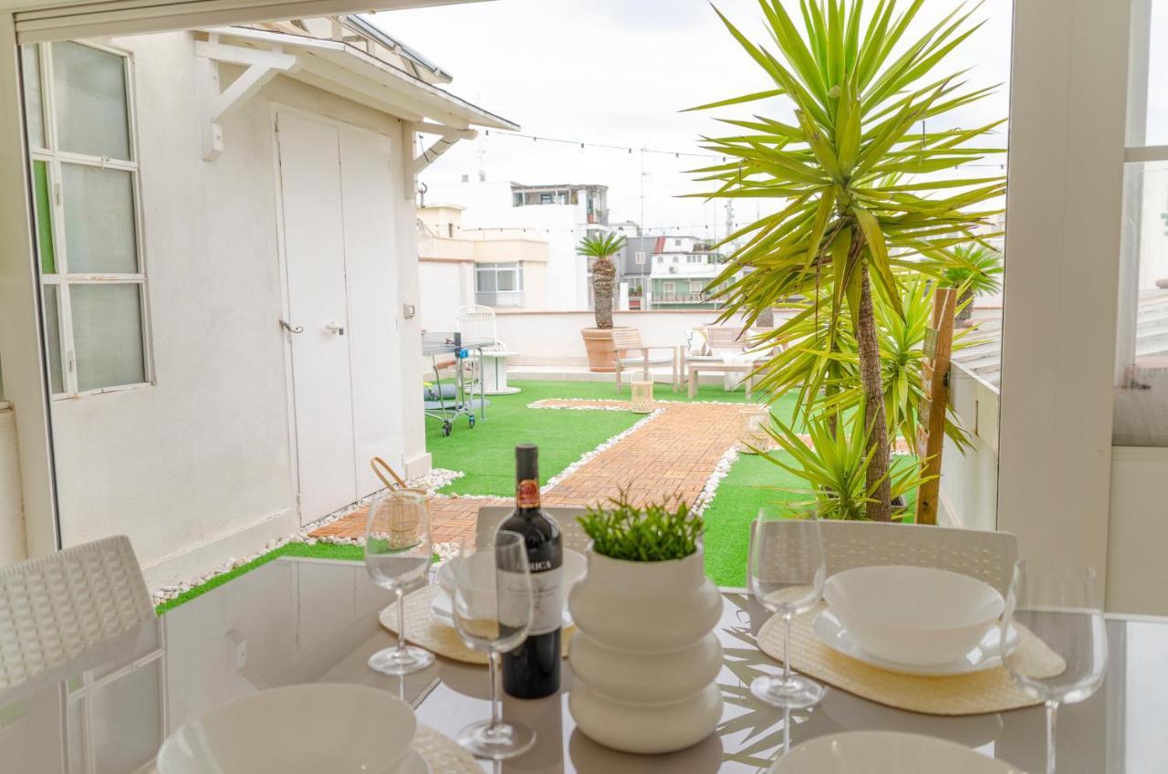 Apulialux Private 100Mq Rooftop Oasis W Jacuzzi Apartment Bari Exterior photo