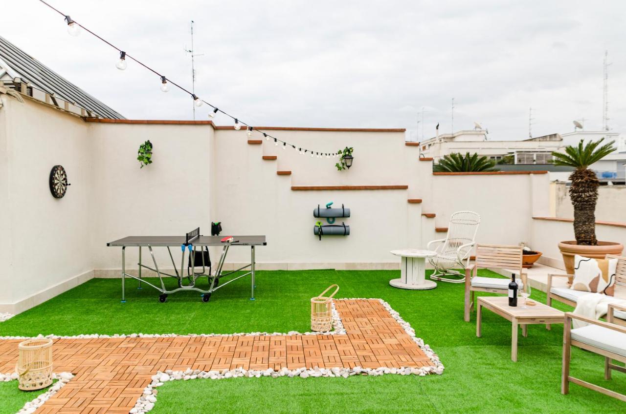Apulialux Private 100Mq Rooftop Oasis W Jacuzzi Apartment Bari Exterior photo